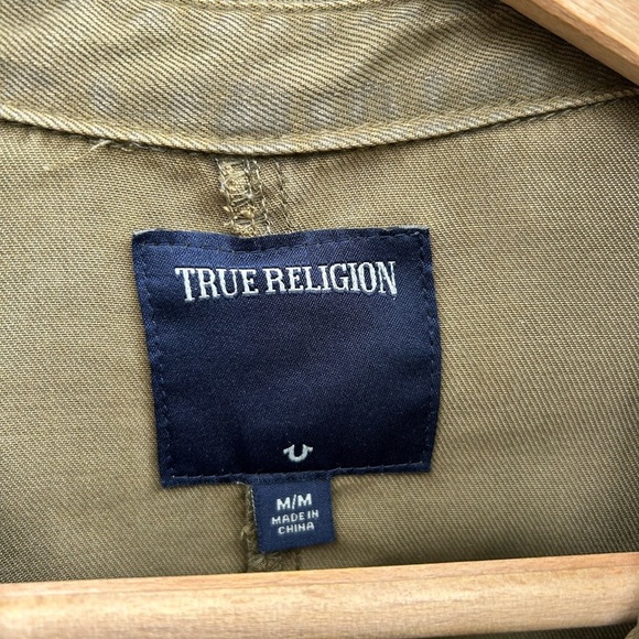 True Religion Khaki Military Jacket, size M - Picture 8 of 10